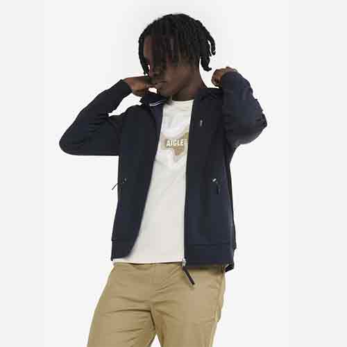 エーグル AIGLE UVカット スウェットパーカ 長袖 アウター メンズ