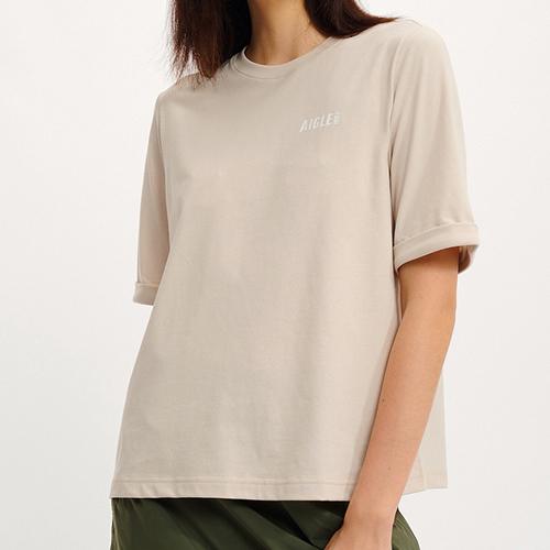 エーグル AIGLE 吸水速乾 ロゴプリントTシャツ（レディース）半袖 ZTFAT50-006