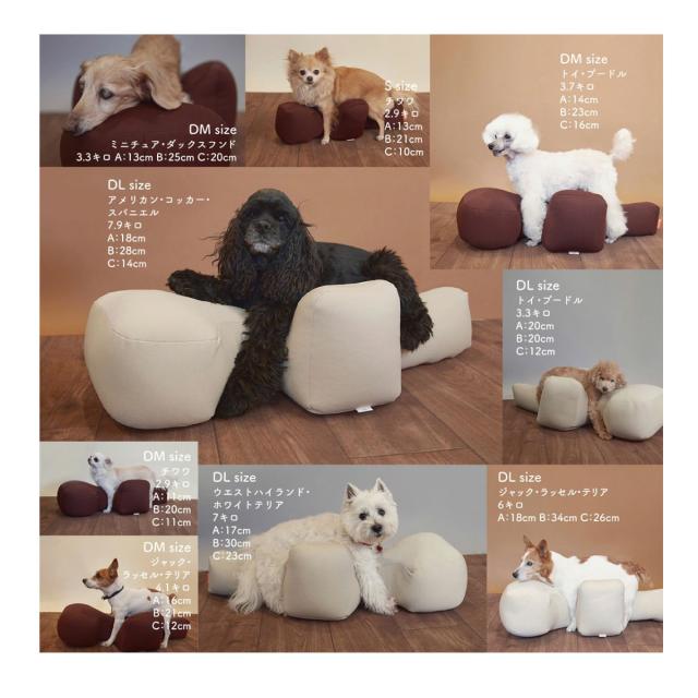OneAid リラクッション 撥水カバーセット 超小型犬〜小型犬用 S 本体：ベージュ カバー：オレンジ_13