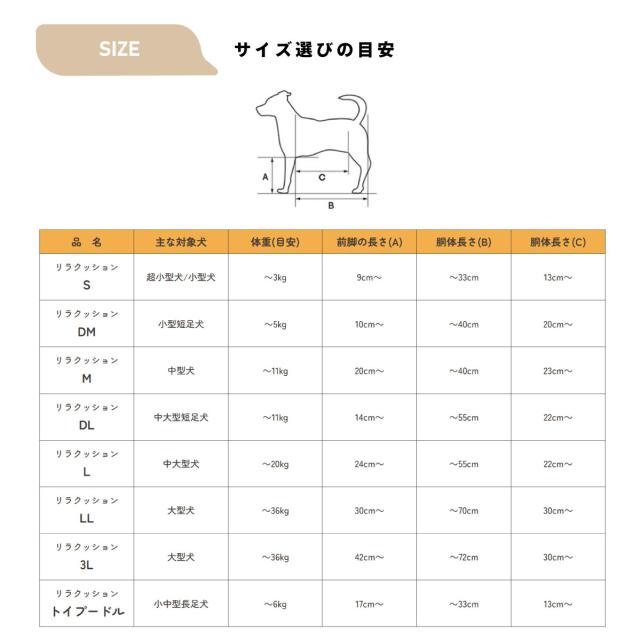 OneAid リラクッション 撥水カバーセット 超小型犬〜小型犬用 S 本体：ベージュ カバー：オレンジ_9
