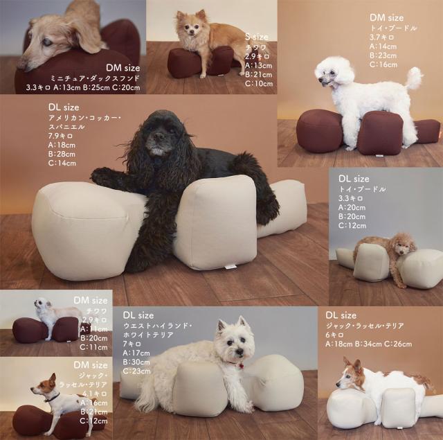 OneAid リラクッション 撥水カバーセット M ブルー【送料無料】 犬用 介護 介護用品 ベッド 姿勢安定 中型犬用_13