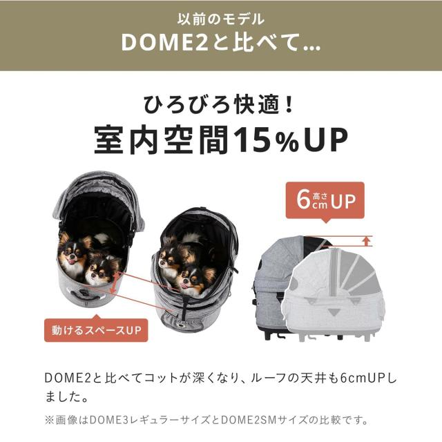 エアバギー ドーム3 コット エアバギー犬 単体 レギュラー ナイルブルー【送料無料】AIRBUGGY ペットカート 犬 猫_5