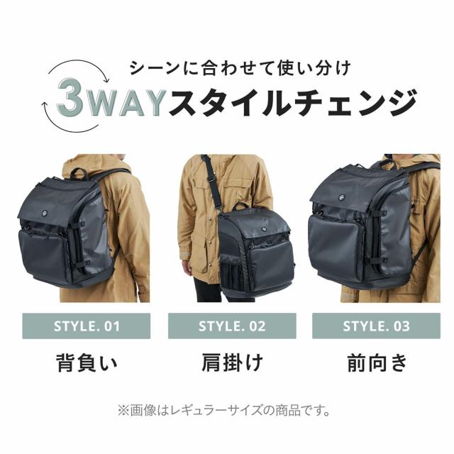 エアバギー フォー ペット エアバギー犬 3ウェイバックパックキャリ— ワイド ブラック【送料無料】 犬 猫 ペットキャリーバッグ リュック_3