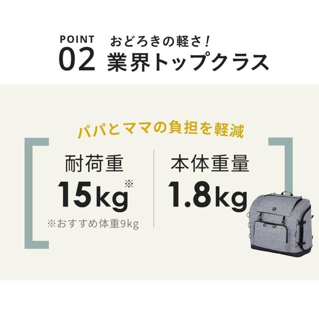 エアバギー フォー ペット エアバギー犬 3ウェイバックパックキャリ— ワイド ブラック【送料無料】 犬 猫 ペットキャリーバッグ リュック_5