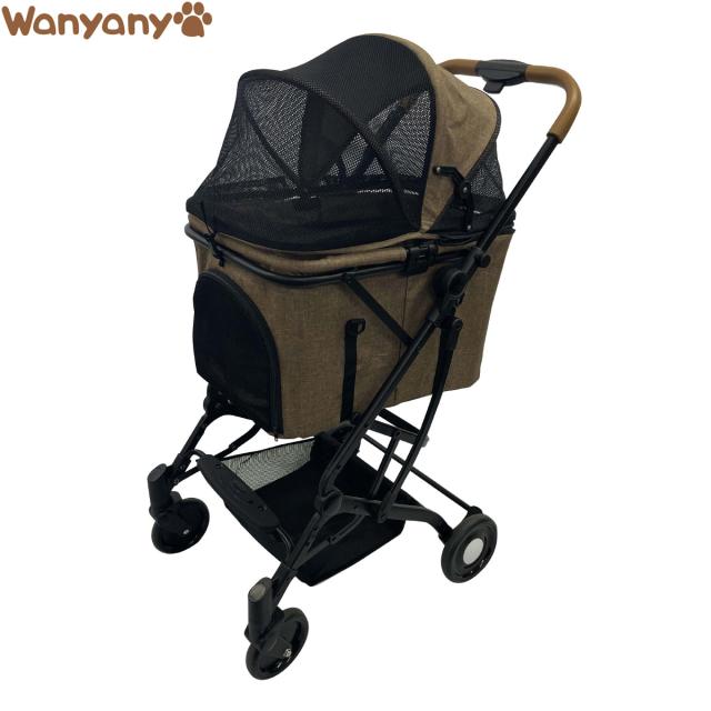 Wanyanya わにゃにゃ 2wayペットカート ブラウン
