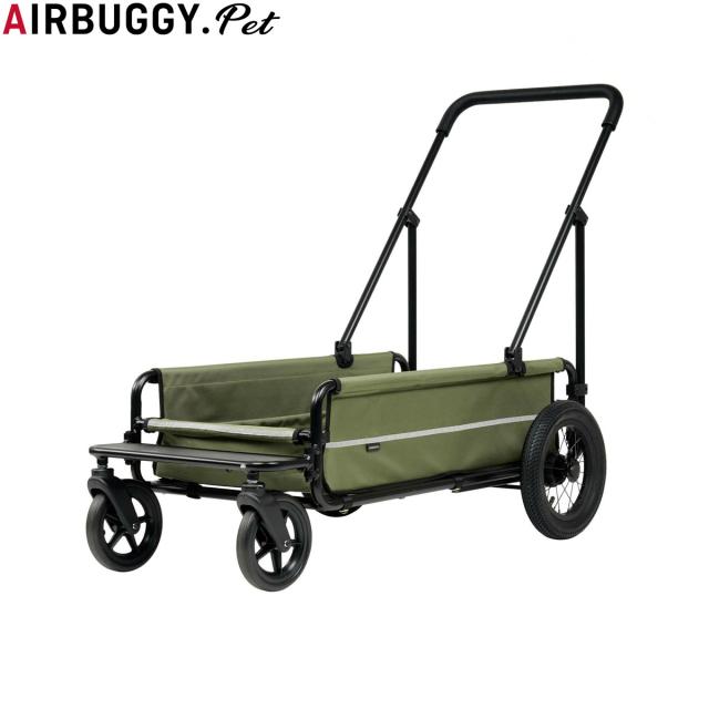エアバギー フォー ペット AIRBUGGY FOR PET ペットカート キューブ キャリッジ（CARRIAGE） 台車単品 モスグリーン