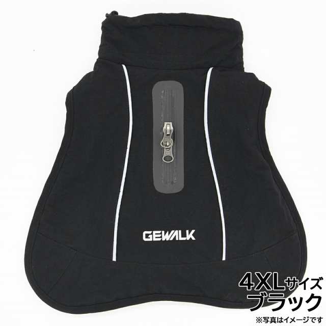 GEWALK（ジウォーク） ハイカー サーマル ジャケット 4XL ブラック【送料無料】 犬 ドッグウェア コート 洋服 撥水 快適 暖かい 大型犬