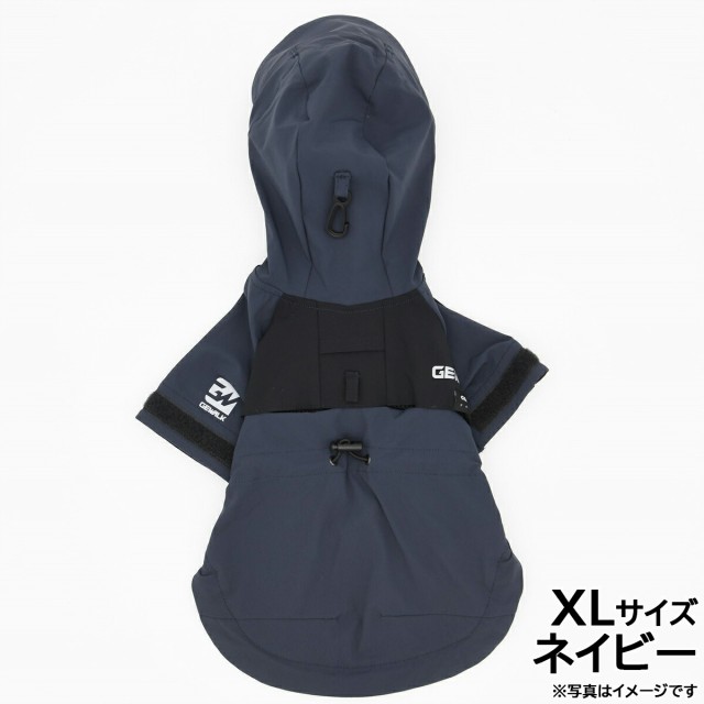GEWALK(ジウォーク) マウンテン ジャケット XL ネイビー【送料無料】 犬 CORDURAR ドッグウェア コート 洋服 撥水 快適 中型犬の通販は