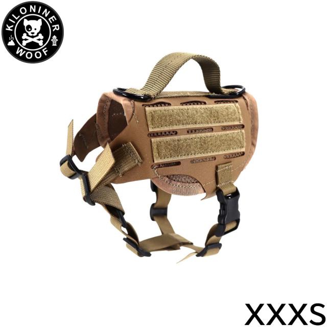 KILONINER キロナイナー M4 Tactical MOLLE Vest Laser Cut M4タクティカルモールベストレーザーカット ハーネス XXXS Coyote