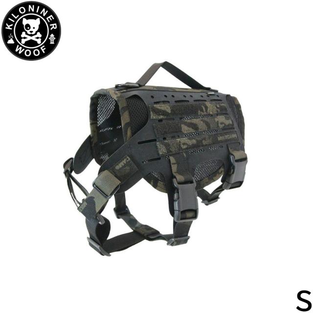 KILONINER キロナイナー M4 Tactical MOLLE Vest Laser Cut M4タクティカルモールベストレーザーカット ハーネス S Multicam Blackの通販は