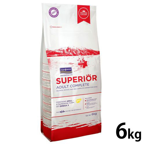 フィッシュ4ドッグ FISH 4 DOGS スーペリア アダルト 6kg【送料
