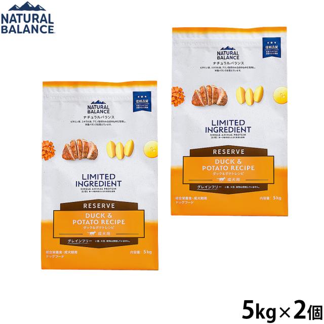 ナチュラルバランス Duck & Potato Recipe 5kg 犬｜ナチュラルバランス