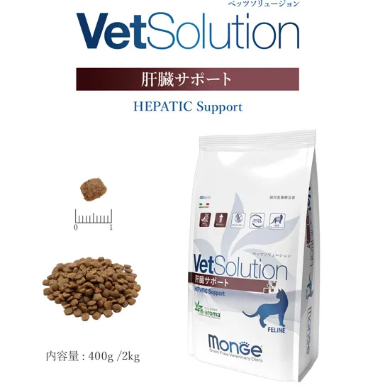 ベッツソリューション Vet Solution キャットフード 猫用食事療法食 肝臓サポート 400g×12個_1