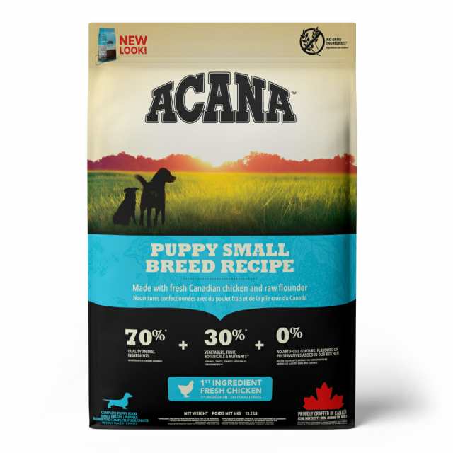 アカナ ACANA ドッグフード パピースモールブリードレシピ 小型犬 子犬用 穀物不使用 6kg【送料無料】 正規品 無添加 グレインフリーの通販は