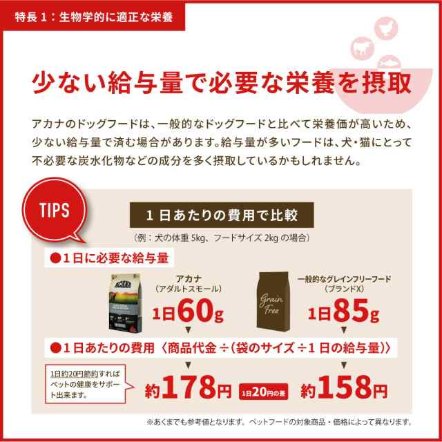 アカナ ACANA ドッグフード パピースモールブリードレシピ 小型犬 子犬用 穀物不使用 6kg【送料無料】 正規品 無添加 グレインフリーの通販は