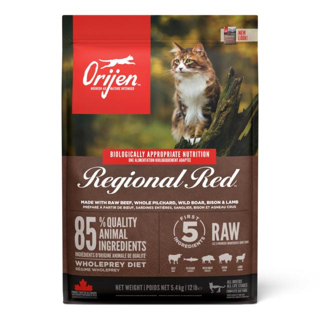 オリジン Orijen キャットフード レジオナルレッド キャット 全猫種 全年齢用 穀物不使用 5.4kg【送料無料】 正規品 無添加 グレインフリー_1