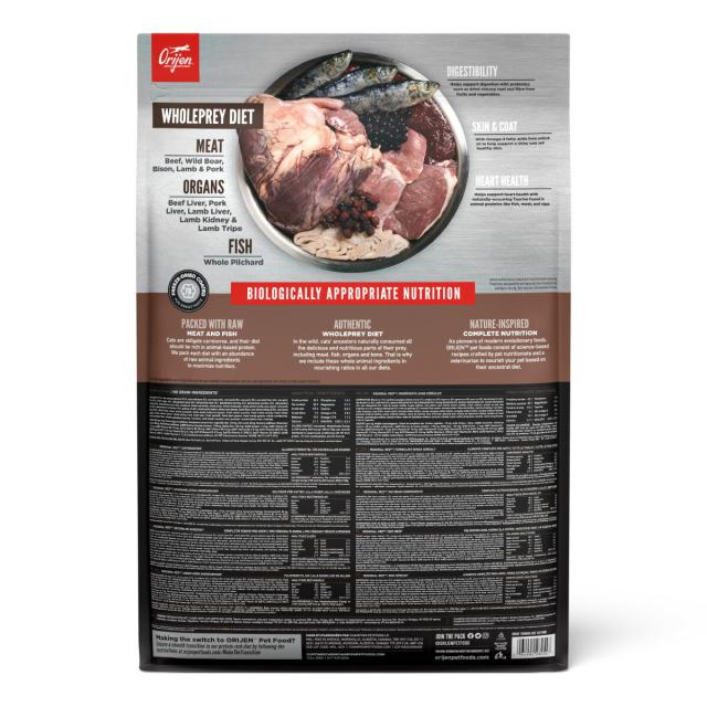 オリジン Orijen キャットフード レジオナルレッド キャット 全猫種 全年齢用 穀物不使用 5.4kg【送料無料】 正規品 無添加 グレインフリー_2