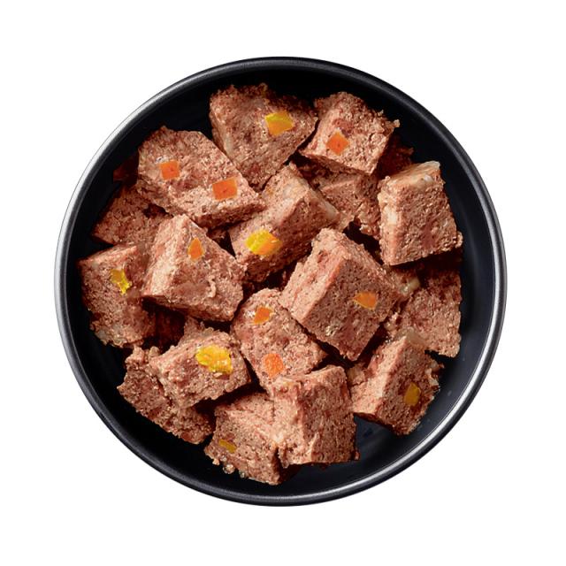 シーザー ドッグフード トレイ 成犬用 自然素材レシピ ラム＆さつまいも・にんじん 85g×112個セット_1