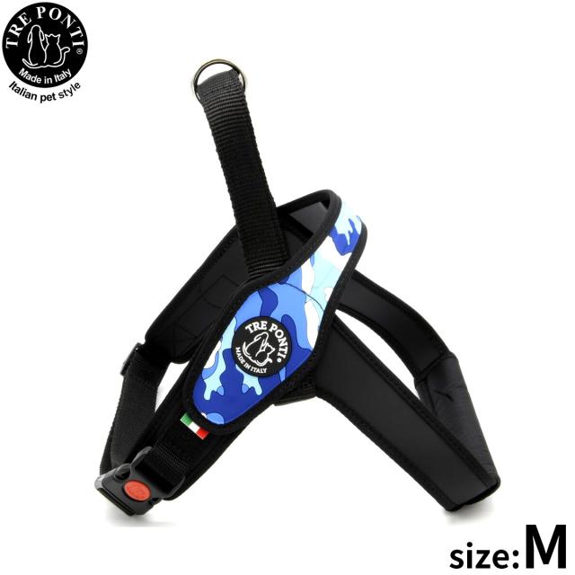 トレポンティ TRE PONTI プリモ カモフラージュ ハーネス M ブルーカモ
