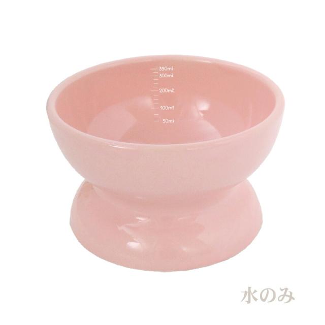 ペッツルート 瀬戸焼 にゃん楽食器 水のみ ミルキーピンクの通販は
