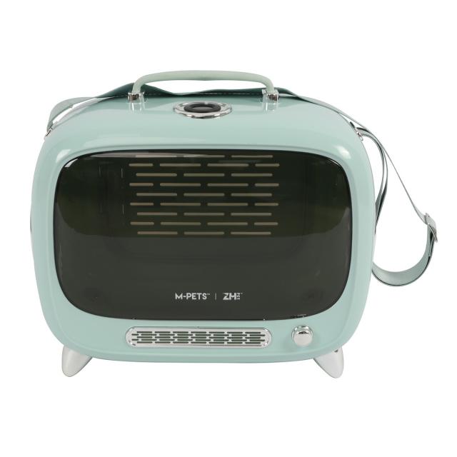 M-PETS エムペッツ TVペットキャリー ブルー【送料無料】