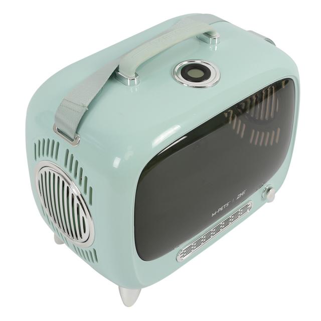 M-PETS エムペッツ TVペットキャリー ブルー【送料無料】_3