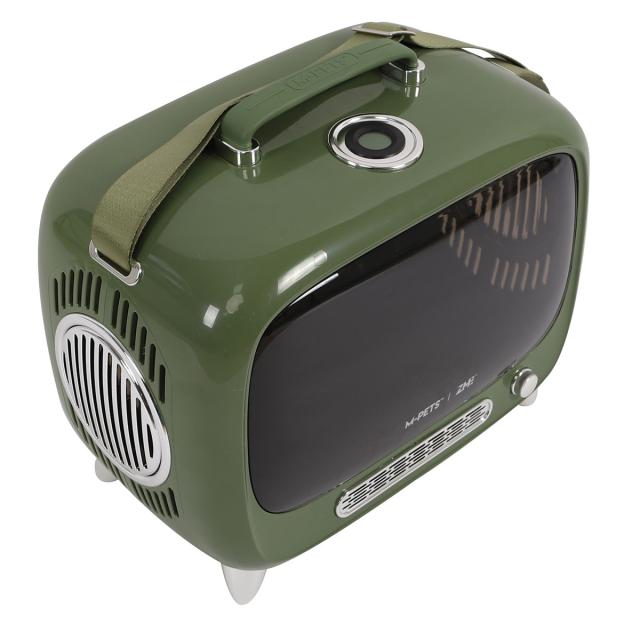 M-PETS エムペッツ TVペットキャリー グリーン【送料無料】_1