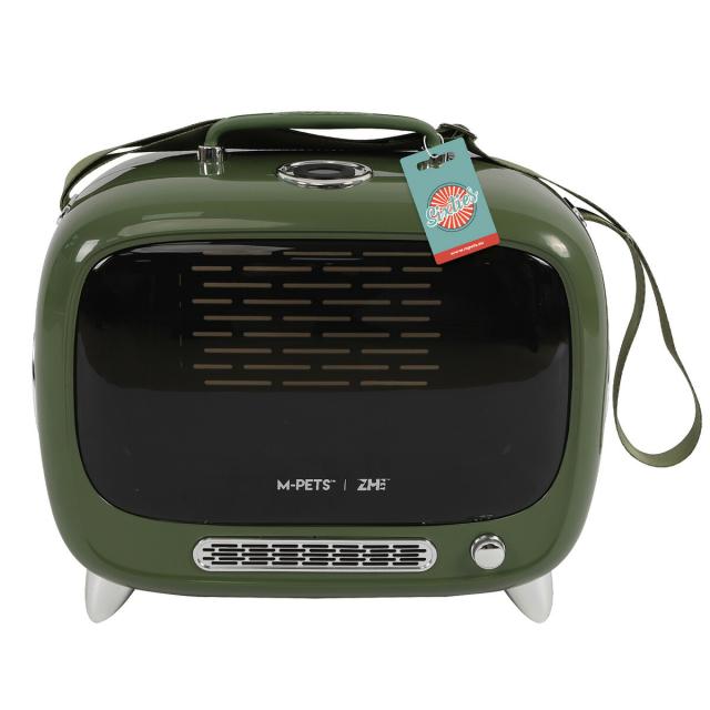 M-PETS エムペッツ TVペットキャリー グリーン【送料無料】_6