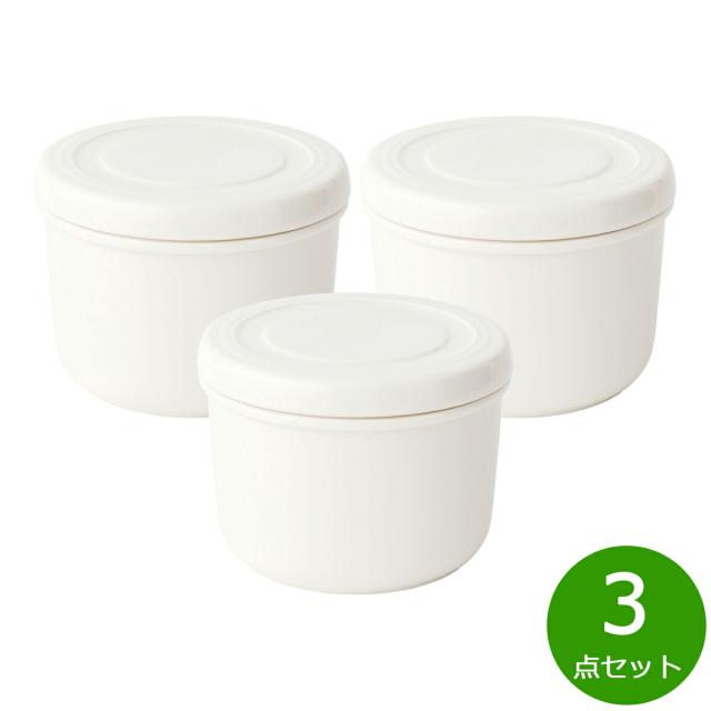 タイムセール5.1お値下げ 森修焼 保存容器 大 3個セット タイムセール