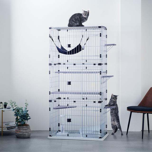 ボンビアルコン　キャットケージ 3段 ハンモック付き　ペットサークル 猫用品 ボンビアルコン キャットケージ 3段 ハンモック付き ペットサークル