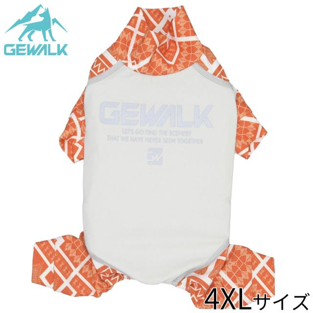 ジウォーク GEWALK 550マイナス フリージング ロンパース 4XL オレンジ