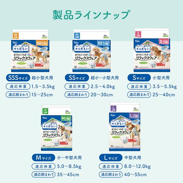 エリエール キミおもい リラックスウェア L 32枚×8袋【送料無料】_5
