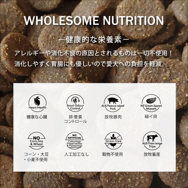 ニュートライプ GFドライ ドッグ ラム＆サーモン with グリーントライプ 12kg 送料無料グレインフリー 穀物不使用 犬 ドッグフード 無添加_9
