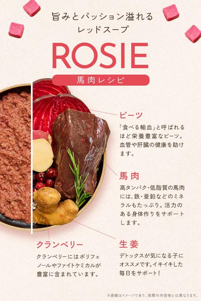 ワンスープ WanSoup 国産 ROSIE ホースレシピ ミニパック フリーズドライ スープ 24g×10個_7