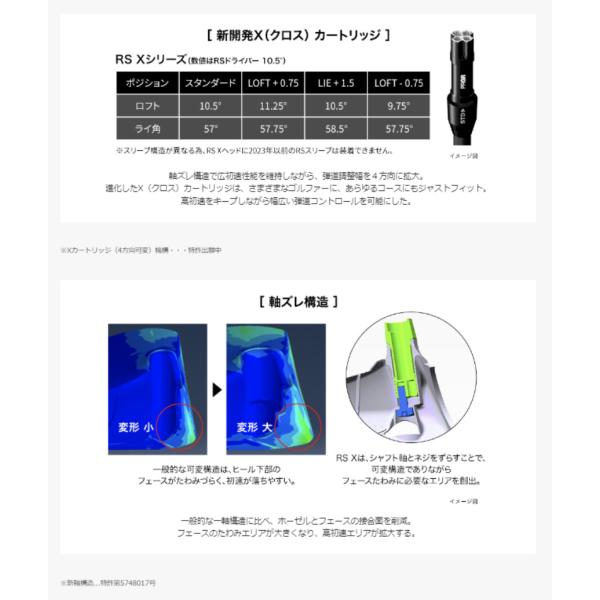 【即納】PRGR プロギア 2024 RSX RS MAX ドライバー Diamana FOR PRGR シャフト 日本正規品_10