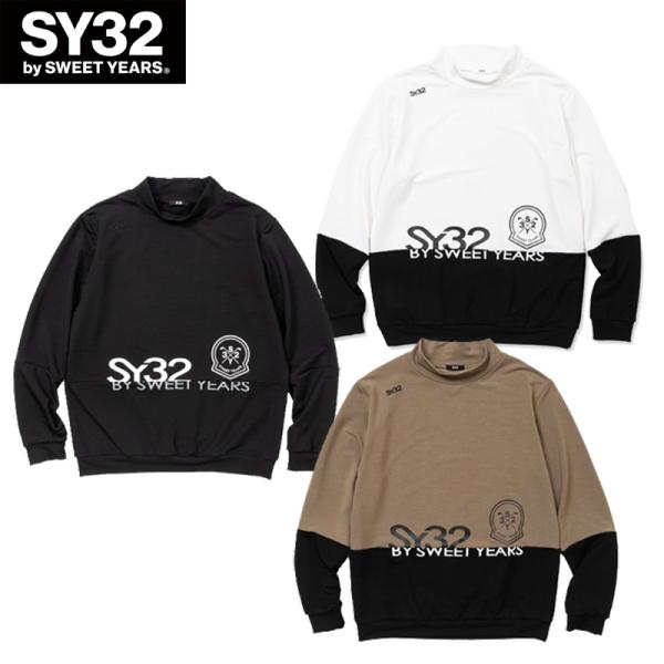【特価／即納】SY32 GOLF モーダル モックネックシャツ SYG-23A05 日本正規品 エスワイサーティートゥ ゴルフ wrcp10