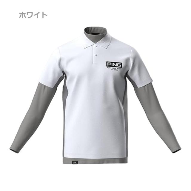 即納】2025 PING ピンゴルフ メンズ インナーシャツ レイヤードツイン