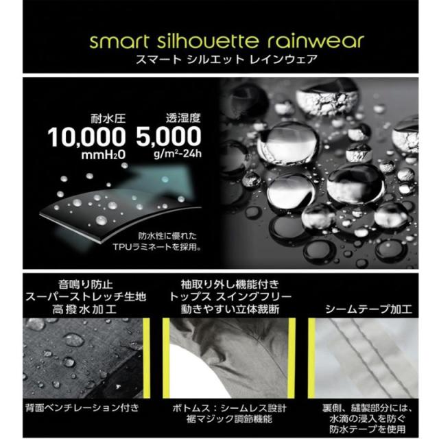 エリートグリップ 2026 ゴルフ RAIN25 スマートシルエットレインウェア フロントオープンタイプ elitegrips 日本正規品_5