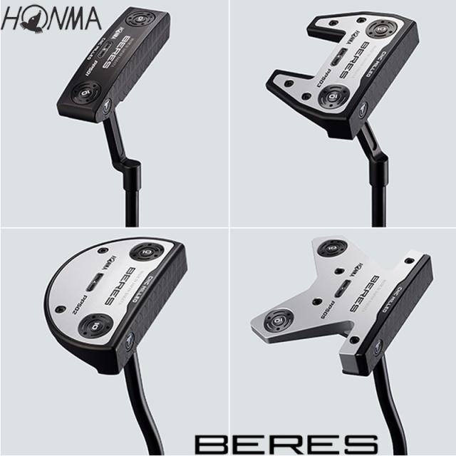 本間ゴルフ BERES CNC Premium Putter PP500シリーズ BLACK (+SILVER) ベレス CNC プレミアム パター ブラック 日本正規品