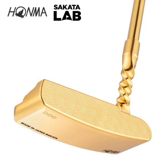 【受注生産】本間ゴルフ SAKATA LAB CNC サカタ ラボ CNC プレミアム パター トライスター ゴールド オリジナルスチール 日本正規品