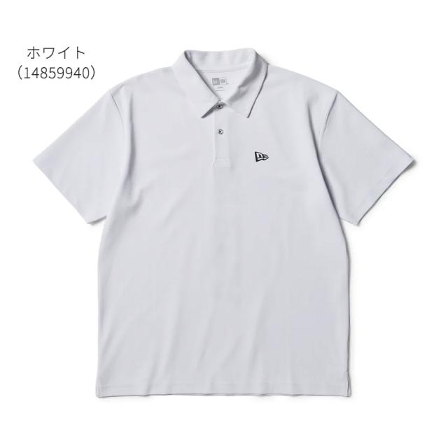 【即納】ニューエラ ゴルフ 半袖 ポロシャツ 鹿の子 Vertical Logo 日本正規品 14859940 14859941 14859942 NEW ERA 2026春夏モデル_1
