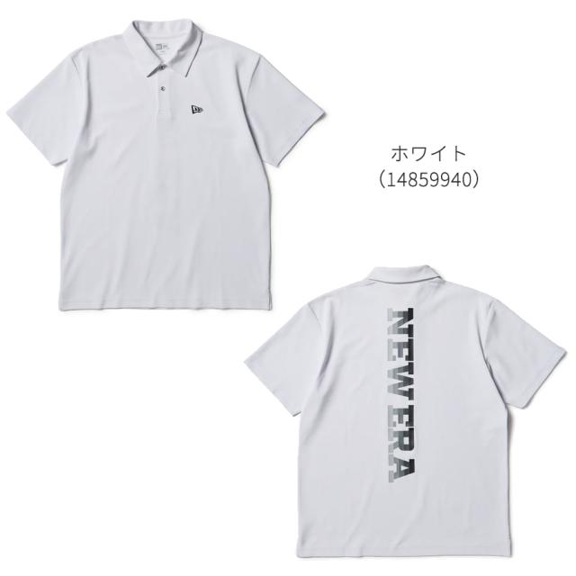 【即納】ニューエラ ゴルフ 半袖 ポロシャツ 鹿の子 Vertical Logo 日本正規品 14859940 14859941 14859942 NEW ERA 2026春夏モデル_4