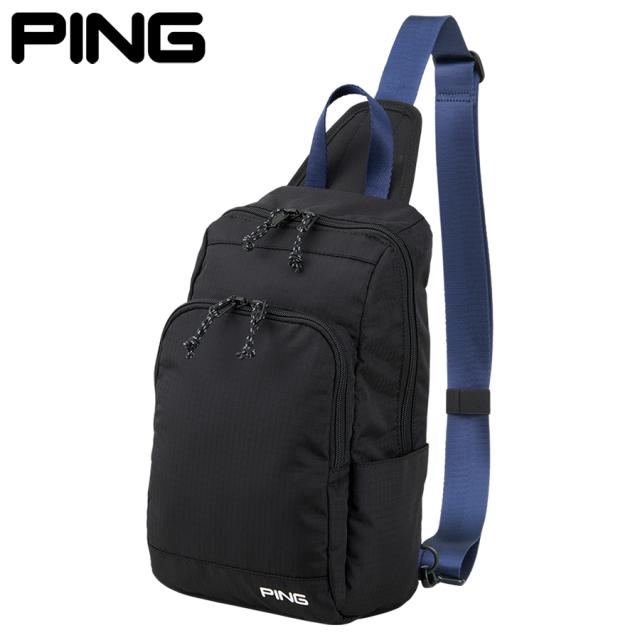 PING ピンゴルフ GB-P2410 ブラックライン スリングパック ブラック 37476-01