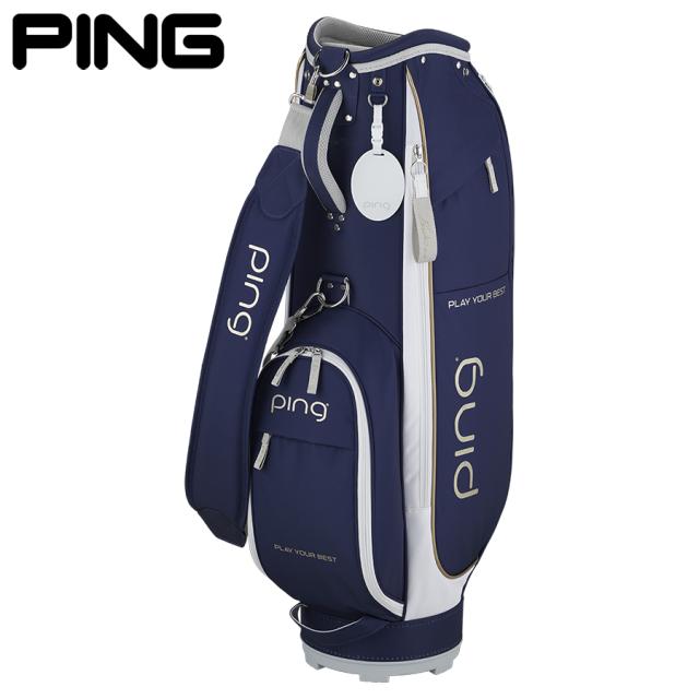 2024 PING ピンゴルフ CB-L2401 ピュア レディース キャディバッグ ネイビー 37520-03 日本正規品