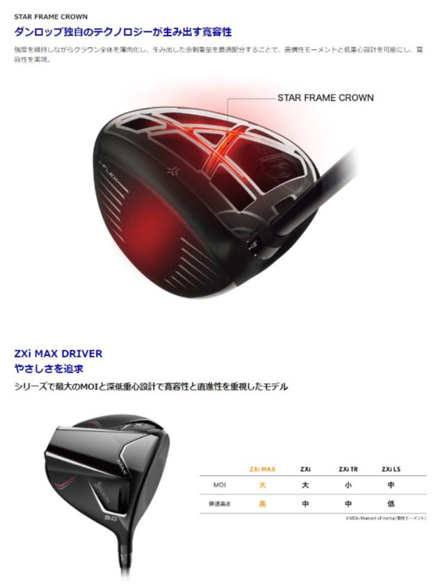 即納】2024 スリクソン ZXi MAX ドライバー Diamana ZXi 50