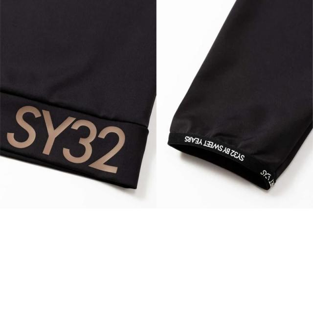 即納】SY32 GOLF ハーフジップ スウェットシャツ 長袖 SYG-25A1-26