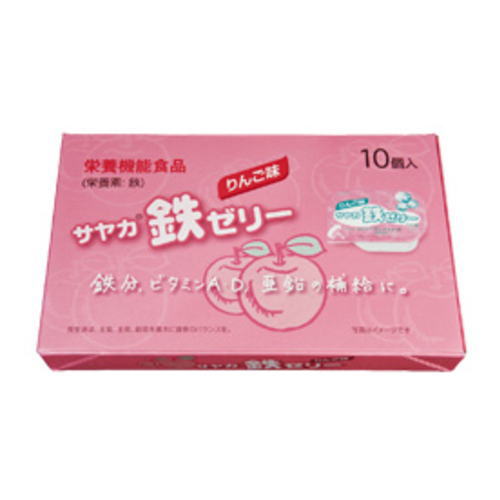 サヤカ 鉄 ゼリー Ｒ りんご味  (30g×10)×12 7,680円
