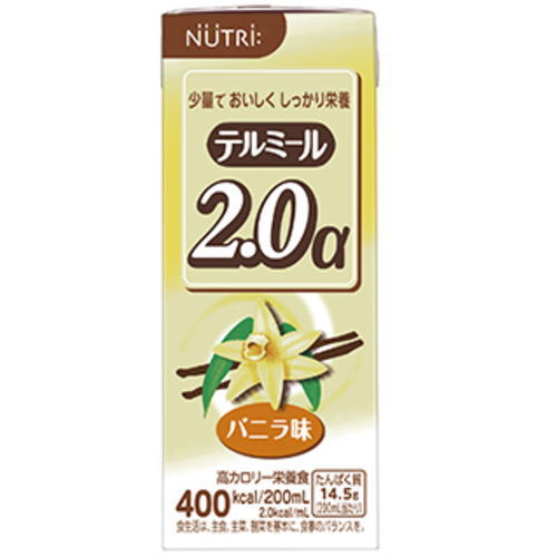テルミール2.0α バニラ味 200ｍl×24 ニュートリー【栄養】