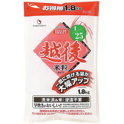 低たんぱくごはん 1/25 越後米粒お徳用 1.8kg×2袋 木徳 【栄養】