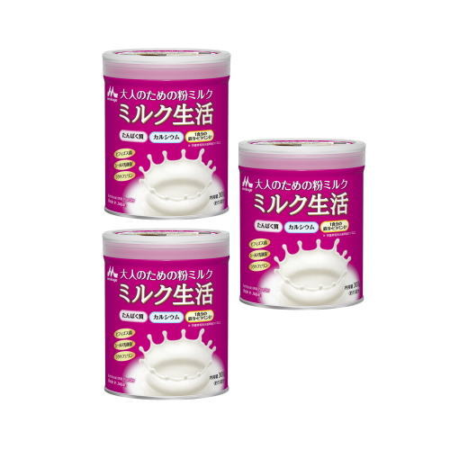 森永乳業 大人のための ミルク生活 プラス 300g (約15回分) ×12缶